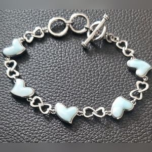 MarahLago Floating Heart Bracelet